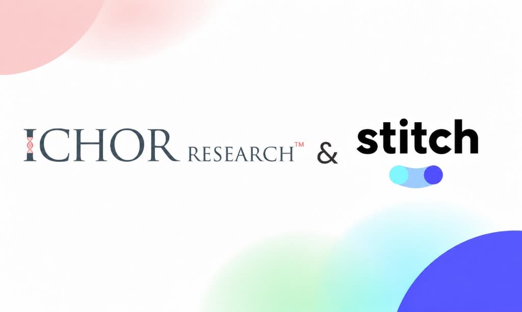 Ichor Research and Stitch logos
