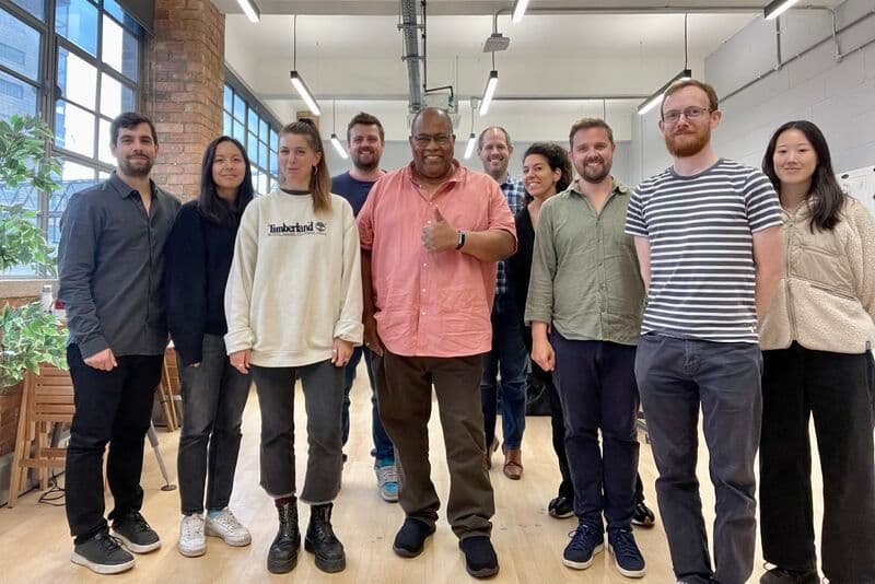 The Stitch team with patient advocate Alfred Samuels