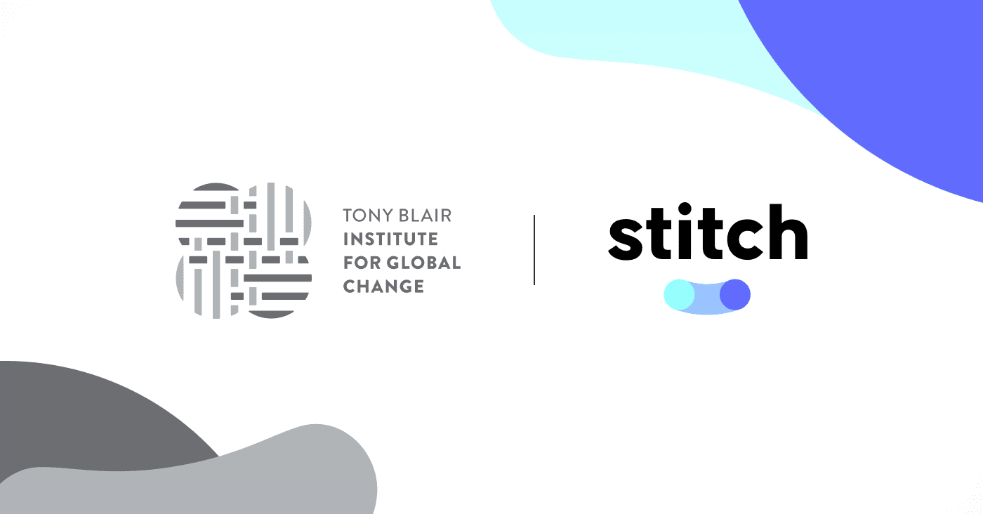 Tony Blair Institute for Global Change and Stitch logos